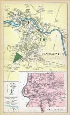 Claremont, New Hampshire State Atlas 1892